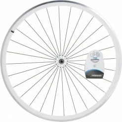 ROUE FIXIE 700 BLANC AVANT -VÉLOS VTT Soldes roue fixie 700 blanc avant 3 600x600 1