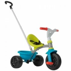 TRICYCLE ENFANT BE MOVE SMOBY BLEU/VERT -VÉLOS VTT Soldes tricycle enfant be move smoby bleuvert 1 600x600 1