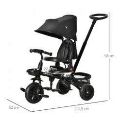 TRICYCLE ENFANT ÉVOLUTIF PLIABLE MULTI-ÉQUIPÉ MÉTAL PP -VÉLOS VTT Soldes tricycle enfant evolutif pliable multi equipe metal pp 2 600x600 1