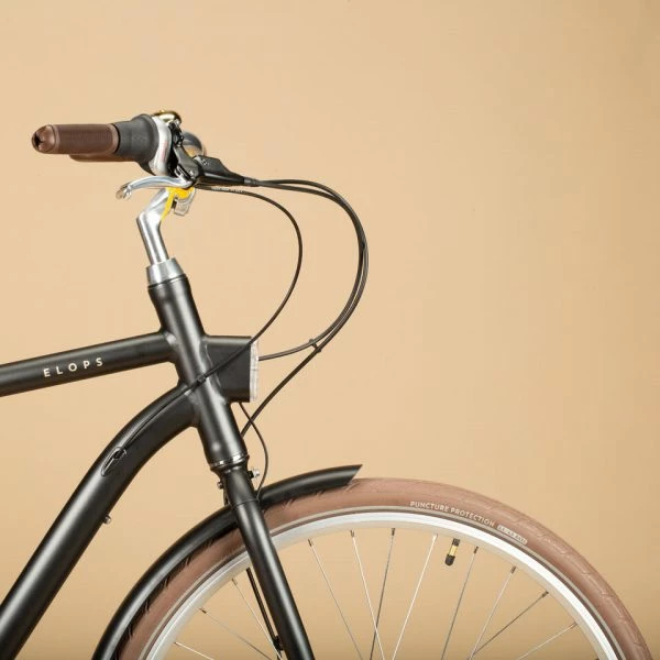 VELO DE VILLE ELOPS 900 CADRE HAUT ALUMINIUM NOIR 11 VELO DE VILLE ELOPS 900 CADRE HAUT ALUMINIUM NOIR – Image 9