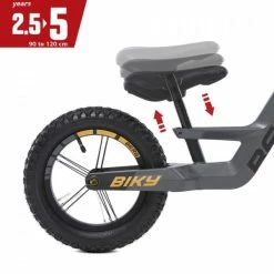 VÉLO D’ÉQUILIBRE BIKY CROSS GRIS AVEC CASQUE -VÉLOS VTT Soldes velo dequilibre biky cross gris avec casque 4 600x600 1