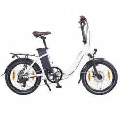 VÉLO ELECTRIQUE PLIANT NCM PARIS BLANC - 20", 250W, BATTERIE 36V 15AH