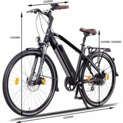 VÉLO ELECTRIQUE URBAIN NCM VENICE PLUS - 28", 250W, BATTERIE 48V 16AH 768WH -VÉLOS VTT Soldes velo electrique urbain ncm venice plus 28 250w batterie 48v 16ah 768wh 4 600x600 1