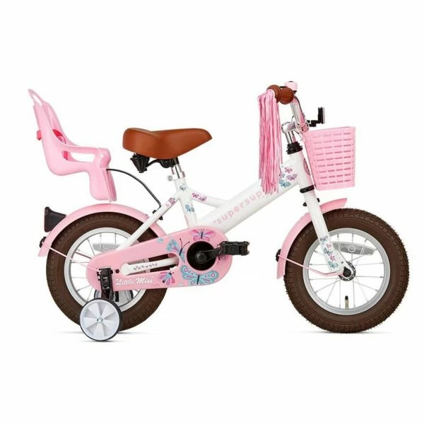 VÉLO ENFANT SUPERSUPER LITTLE MISS - 12 POUCES - BLANC 3 VÉLO ENFANT SUPERSUPER LITTLE MISS - 12 POUCES - BLANC