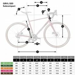 VELO GRAVEL TRIBAN GRVL 520 HOMME SUBCOMPACT -VÉLOS VTT Soldes velo gravel triban grvl 520 homme subcompact 1 600x600 1