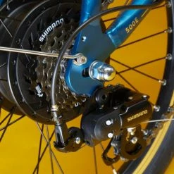 VELO PLIANT A ASSISTANCE ELECTRIQUE TILT 500 GRIS NOIR -VÉLOS VTT Soldes velo pliant a assistance electrique tilt 500 bleu 10 600x600 1