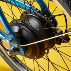 VELO PLIANT A ASSISTANCE ELECTRIQUE TILT 500 GRIS NOIR -VÉLOS VTT Soldes velo pliant a assistance electrique tilt 500 bleu 4 600x600 1