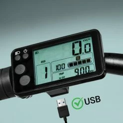 VÉLO TOUT CHEMIN ELECTRIQUE RIVERSIDE 500 E GRIS -VÉLOS VTT Soldes velo tout chemin electrique riverside 500 e gris 4 600x600 1