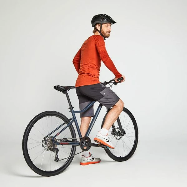 VÉLO TOUT CHEMIN RIVERSIDE 500 BLEU NUIT 4 VÉLO TOUT CHEMIN RIVERSIDE 500 BLEU NUIT – Image 2