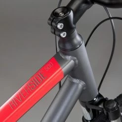 VÉLO TOUT CHEMIN RIVERSIDE 500 GRIS ROUGE 21 VÉLO TOUT CHEMIN RIVERSIDE 500 GRIS ROUGE -VÉLOS VTT Soldes velo tout chemin riverside 500 gris rouge 6 600x600 1