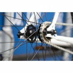 VELO VILLE SINGLE SPEED 500 BLANC -VÉLOS VTT Soldes velo ville single speed 500 blanc 2 600x600 1