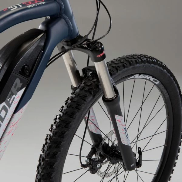 VÉLO VTT ÉLECTRIQUE E-ST 500 FEMME BLEU 27,5"- MOTEUR ROUE 9 VÉLO VTT ÉLECTRIQUE E-ST 500 FEMME BLEU 27,5"- MOTEUR ROUE – Image 7