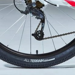 VÉLO VTT ST 100 FEMME BLANC ROSE 27,5" -VÉLOS VTT Soldes velo vtt st 100 femme blanc rose 275 7 600x600 1