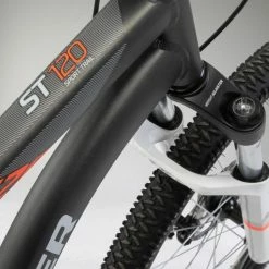 VÉLO VTT ST 120 GRIS ORANGE 27,5" -VÉLOS VTT Soldes velo vtt st 120 gris orange 275 7 600x600 1