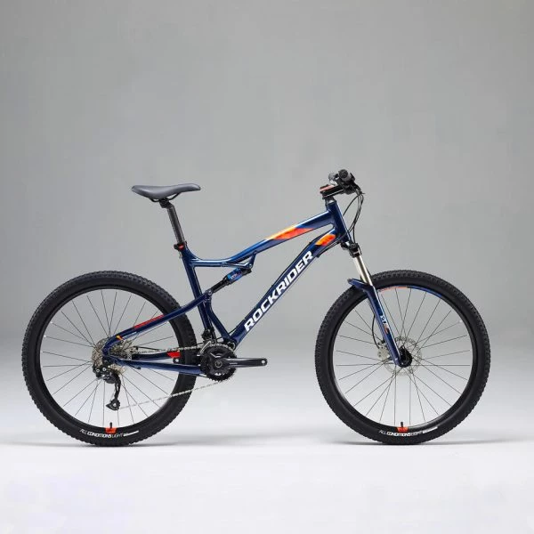 VÉLO VTT TOUT SUSPENDU ST 540 S BLEU ORANGE 27,5" 5 VÉLO VTT TOUT SUSPENDU ST 540 S BLEU ORANGE 27,5" – Image 3