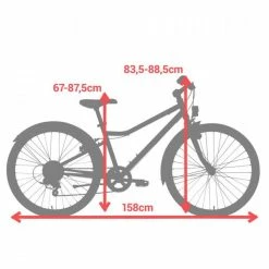 VTC ENFANT RIVERSIDE 500 CORAIL 24 POUCES 9-12 ANS -VÉLOS VTT Soldes vtc enfant riverside 500 corail 24 pouces 9 12 ans 14 600x600 1