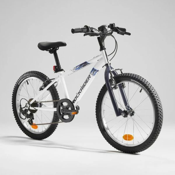 VTT ENFANT ROCKRIDER ST 120 20 POUCES 6-9 ANS BLANC BLEU 4 VTT ENFANT ROCKRIDER ST 120 20 POUCES 6-9 ANS BLANC BLEU – Image 2