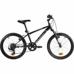 VTT ENFANT ROCKRIDER ST 500 20 POUCES 6-9 ANS NOIR
